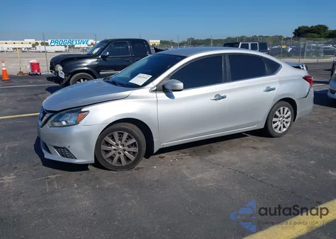 2016 Nissan Sentra Fe+ S/S/Sl/Sr/Sv from USA, damaged, VIN 3N1AB7AP1GL657487